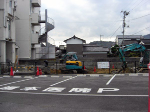 橋本医院　整地中