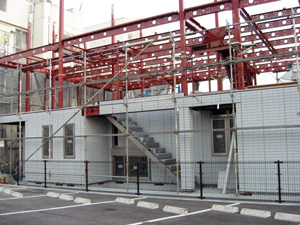 橋本医院　1階の外壁
